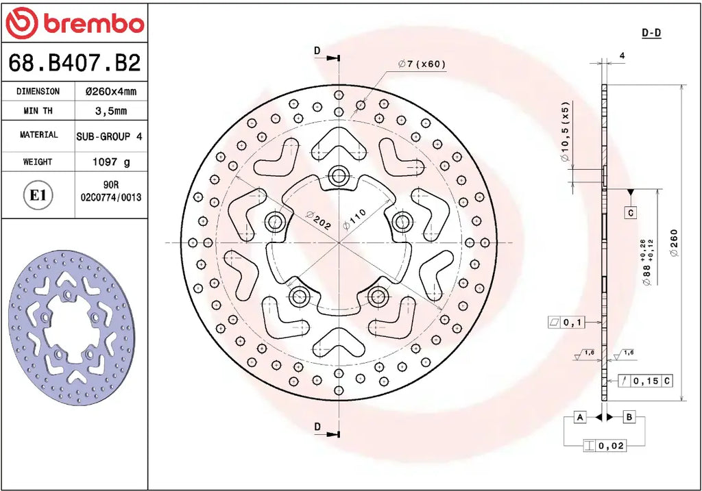 Gold Series Prime Line Brake Disc for Kymco