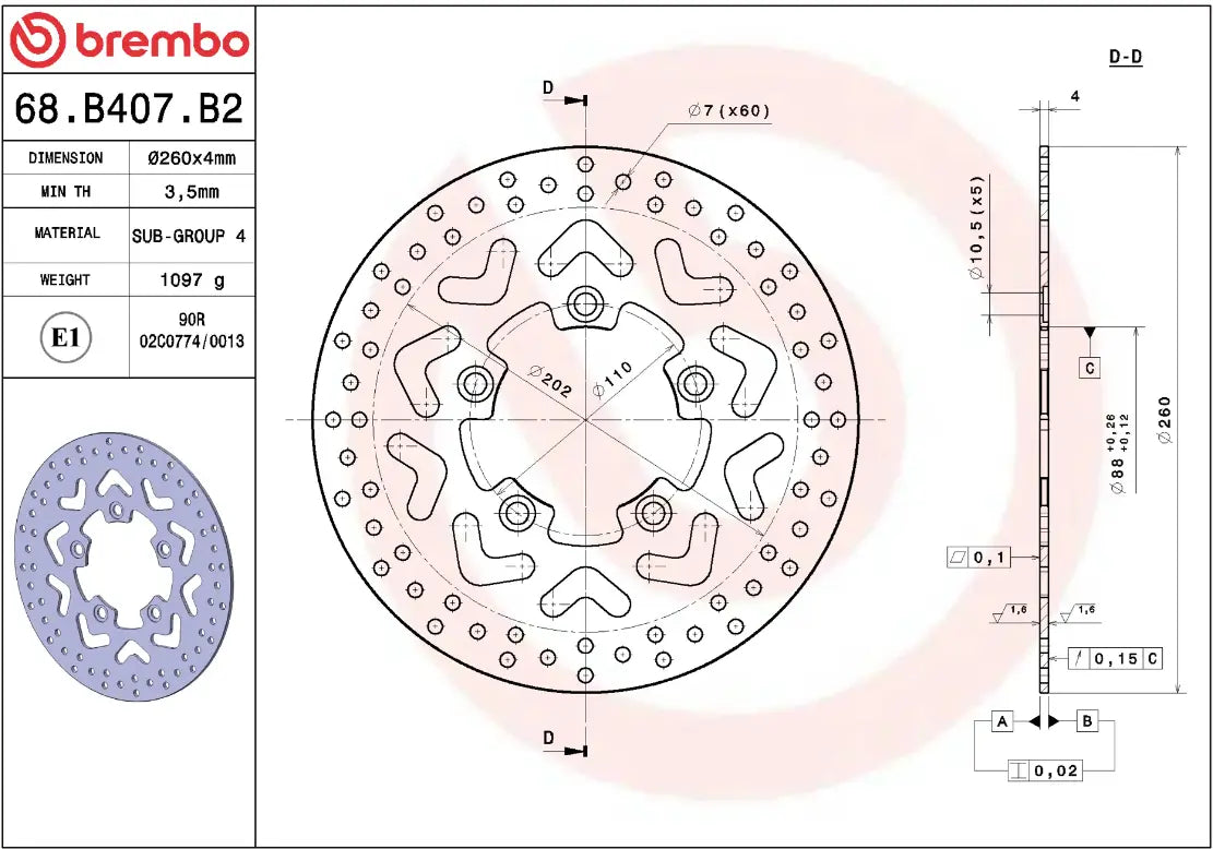 Gold Series Prime Line Brake Disc for Kymco