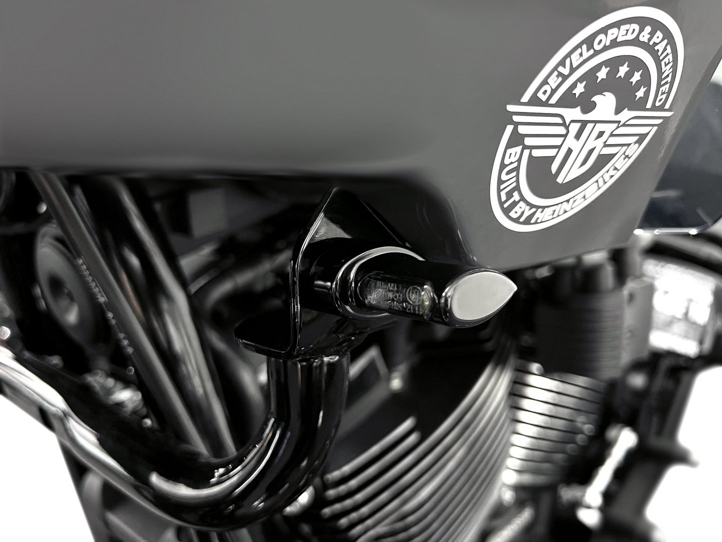 ST Intermitentes Micro Con Ancho Maximo Indicador 38Mm Para Harley Davidson