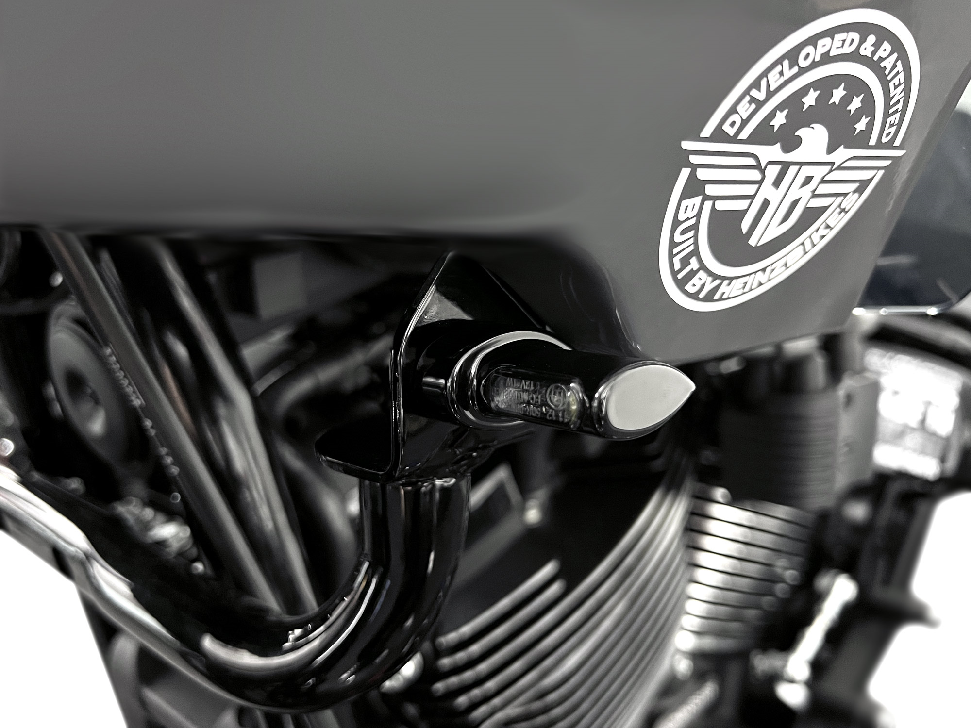 ST Micro Blinker mit maximaler Blinkerbreite 38mm für Harley Davidson