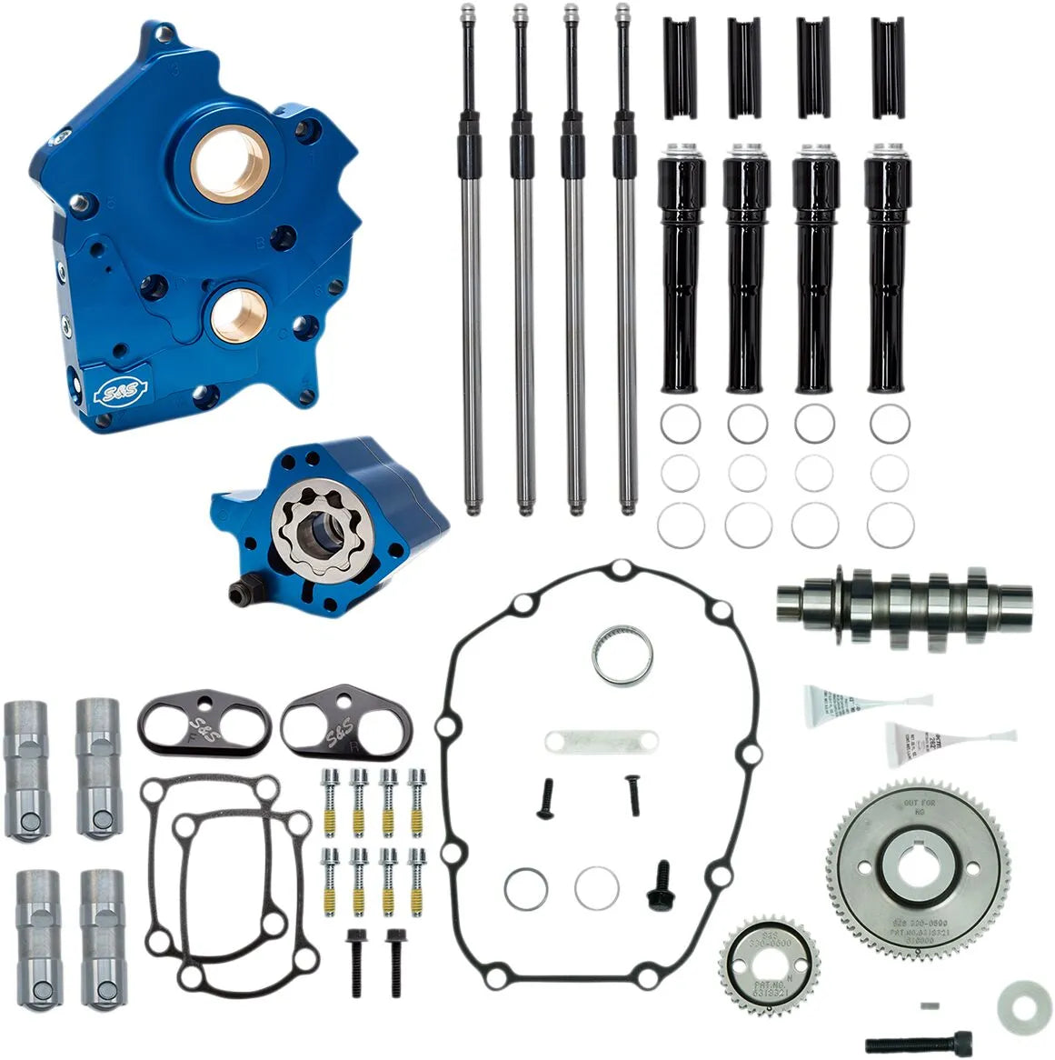 Kit de árbol de levas para M8 CAM CHEST Kit BLK PUSH TUBES