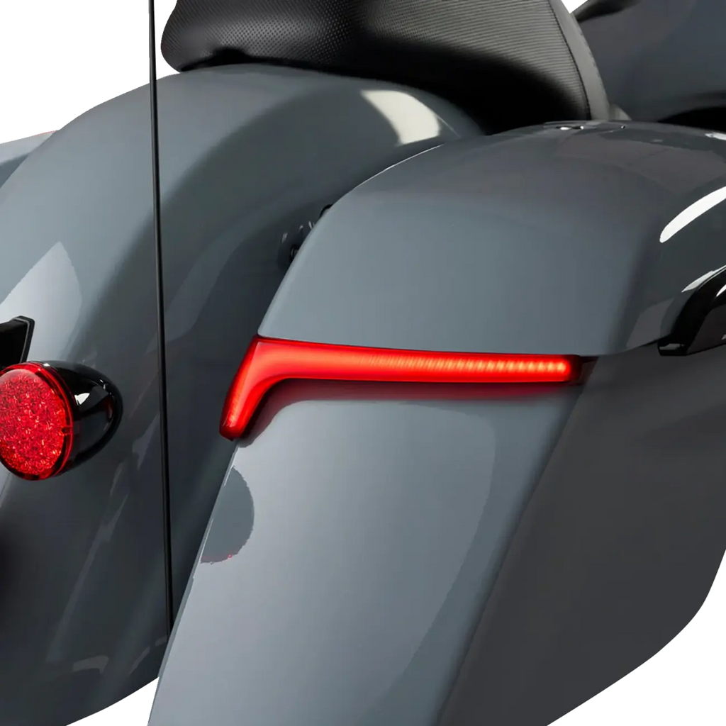 Luces para alforjas RydeCulture™ Bryant M1 lente ahumada para Indian