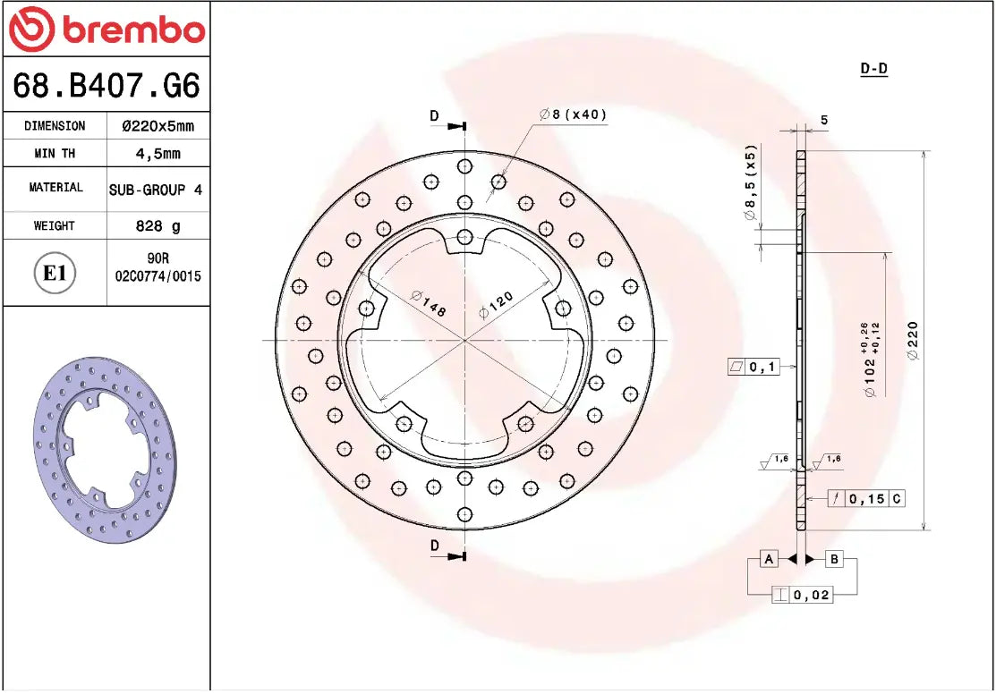 Brake Disc Oro Prime Line for BMW