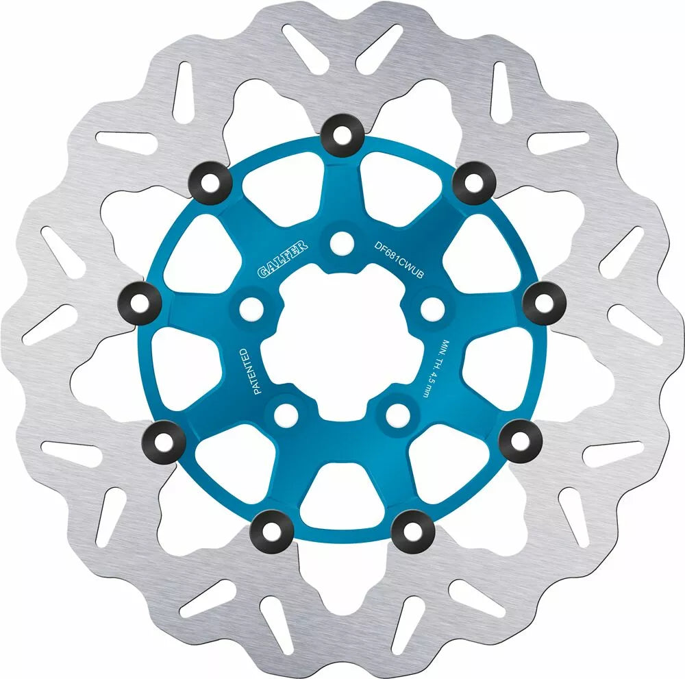 Wave® Floating Blue Brake Disc for Harley Davidson