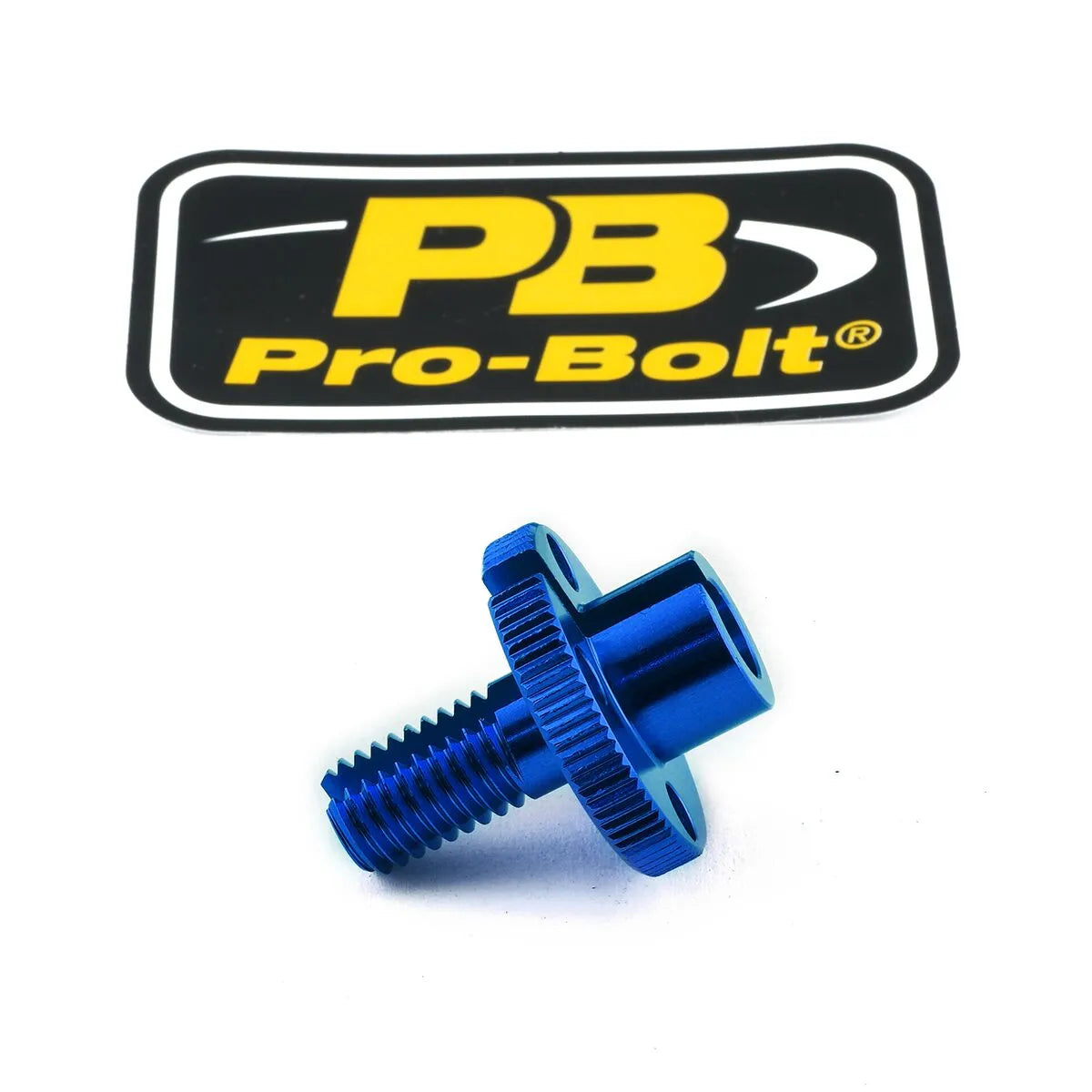 M10 Blue Aluminum Cable Tensioner for Motorcycle