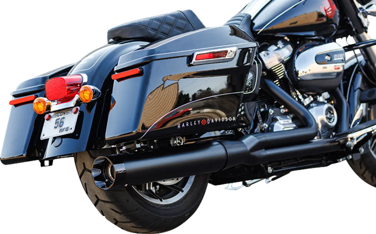 Sidewinder 2 In 1 50 State Black Exhaust System for Harley Davidson M8 Touring