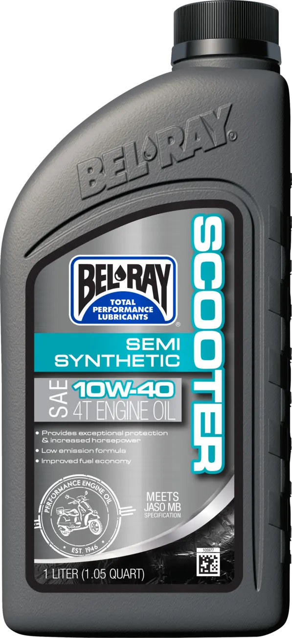 Semi-synthetic scooter engine oil 10W-40 1L