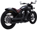 Escape Vance & Hines Twin Slash 3" Slip-Ons Negro Para Indian Scout