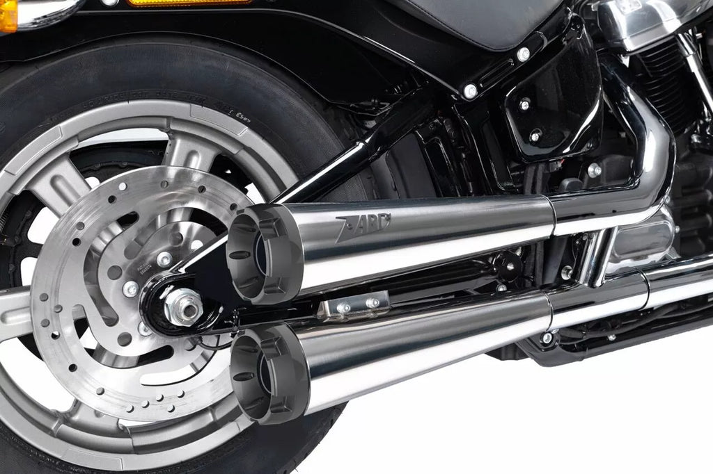 Silenciadores Slip-On E4/E5 Cónico Pulido Para Harley Davidson Softail M8 17-24