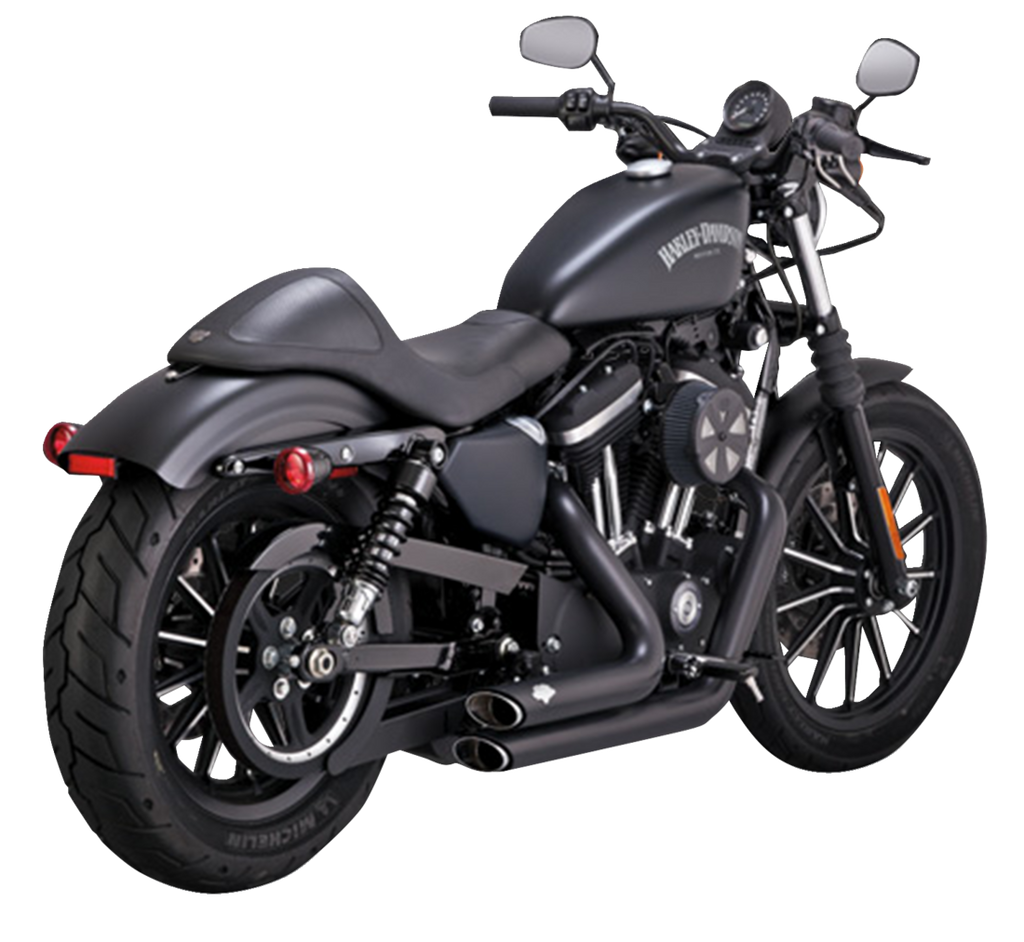 Vance &amp; Hines Shortshots Black Exhaust For Harley Davidson Sportster