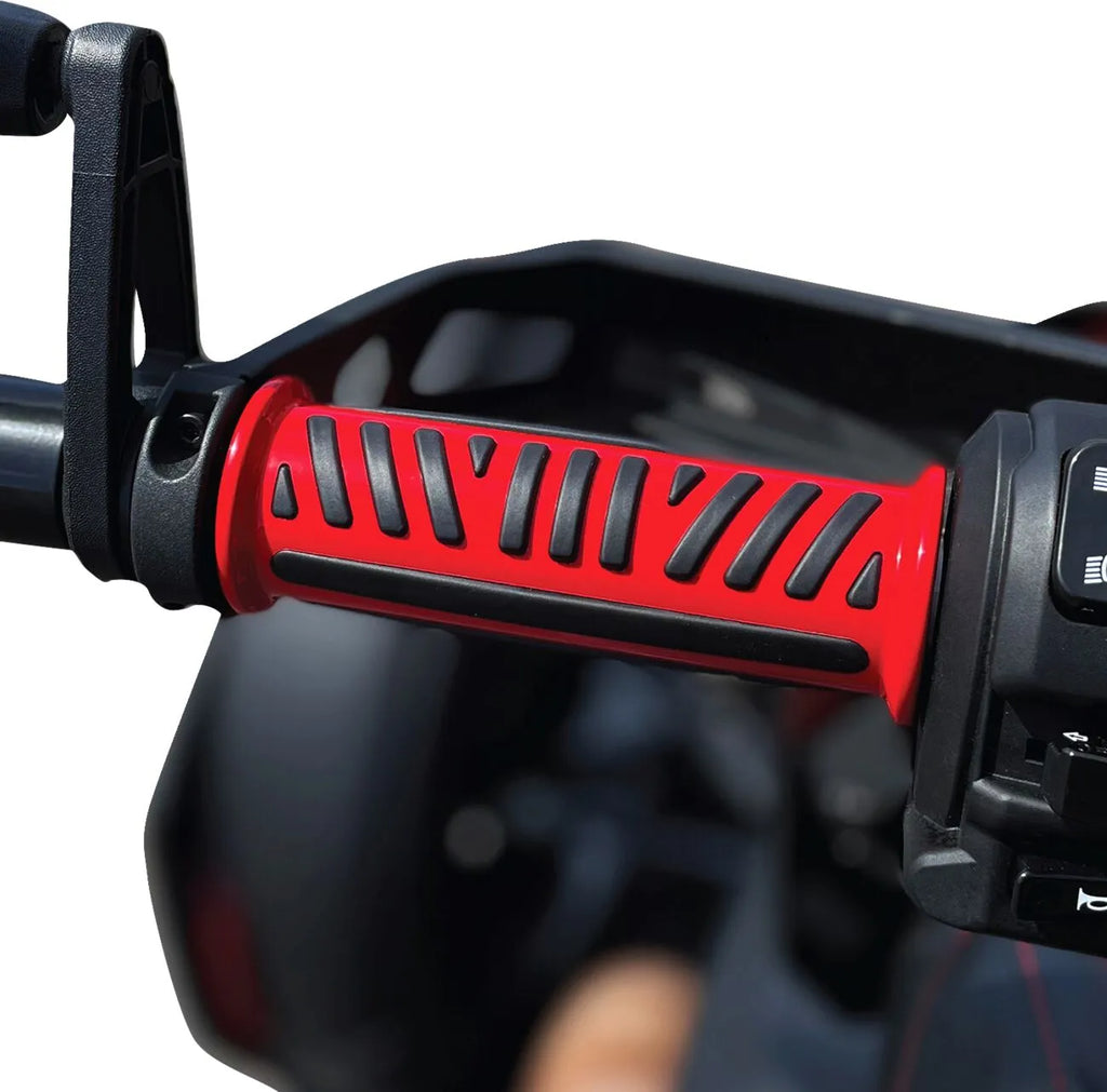 Red Combat Grips for Can-Am Ryker