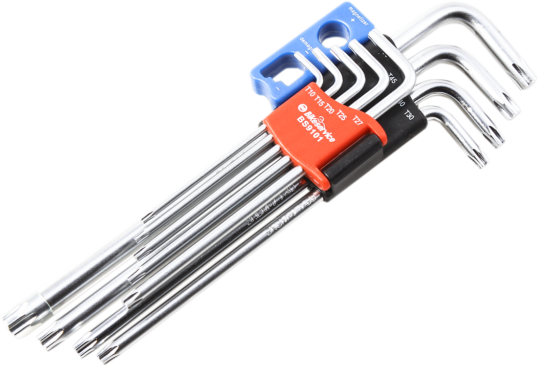 Torx Bit "L" Keys (9 Pieces)