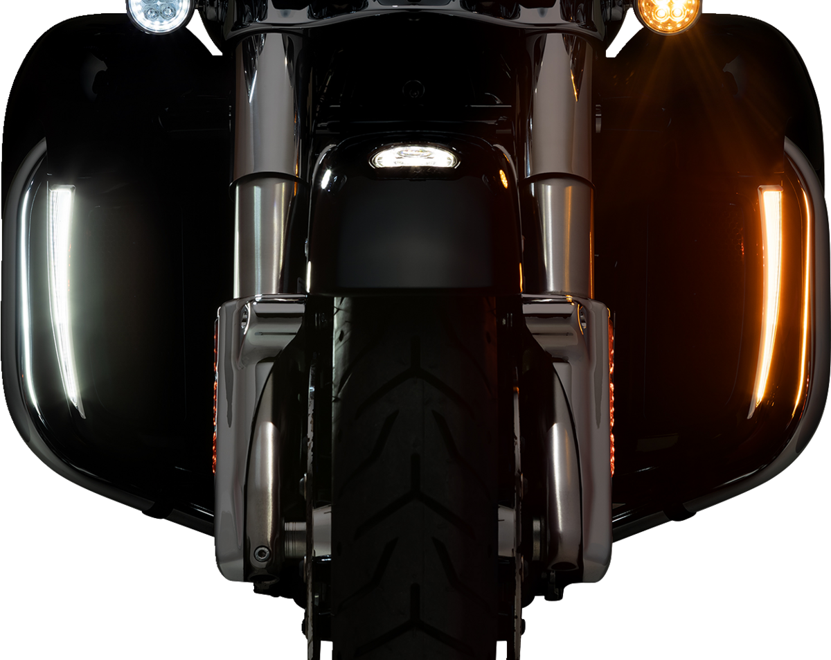 Fang® Chrom-Unterverkleidungslichter für Harley Davidson