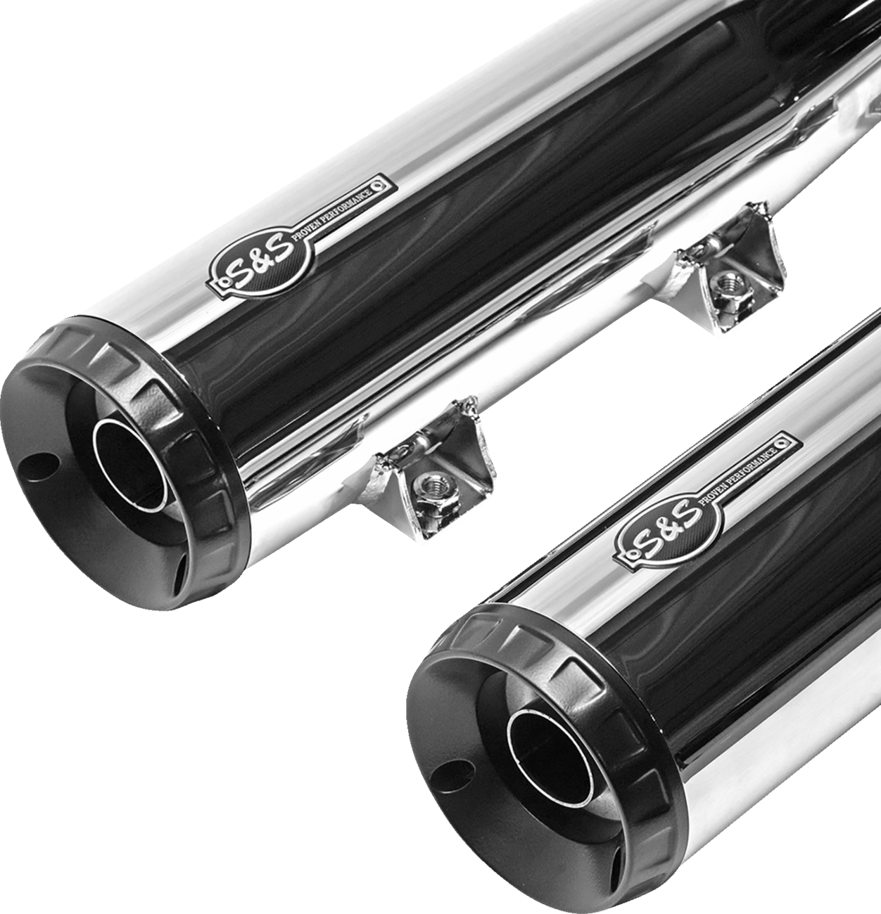 Silenciadores Slip-On Grand National Cromo Para Indian