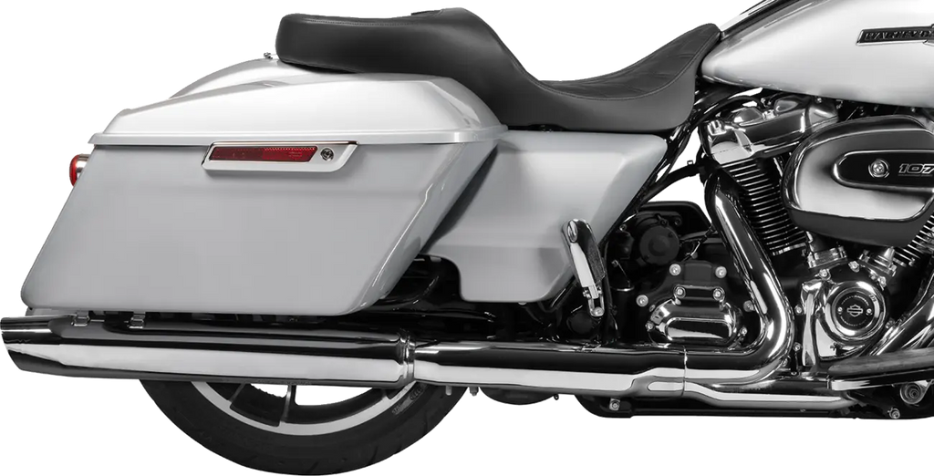 Asiento Freedom Doble Diamante Hilo Negro Para Harley Davidson Touring