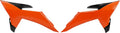 Orange replacement radiator guards for KTM SX/SXF 2025