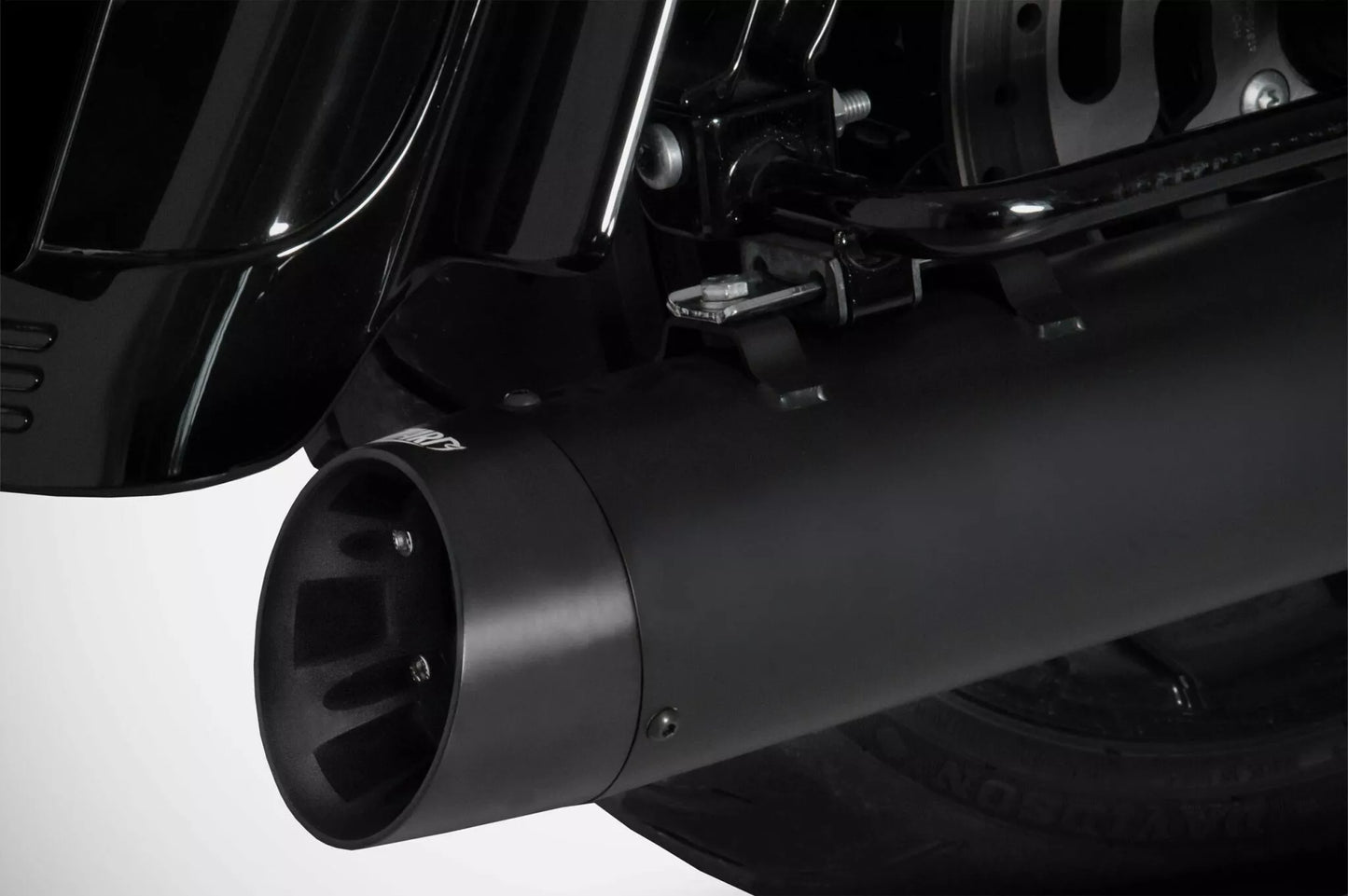 Slip-on Silencers voor Harley Davidson Touring E5 Negros 21-23