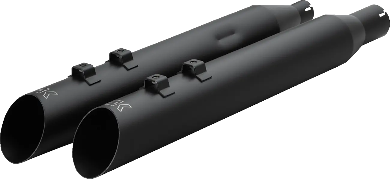 Silenciadores Hp-Plus® Slip-On Slash-Up Negros Para Harley Davidson M8