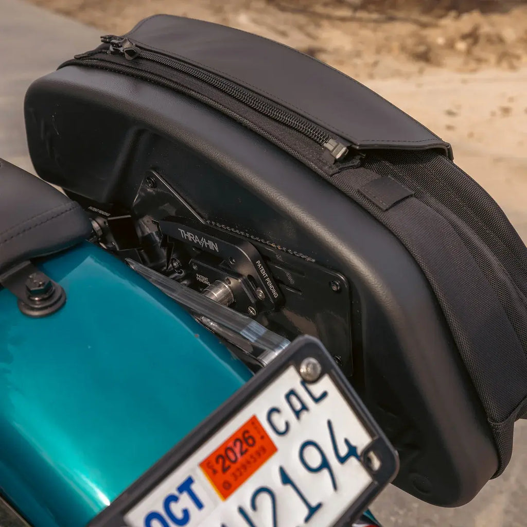 Alforjas deportivas de desmontaje rápido (60 litros) para Harley Davidson