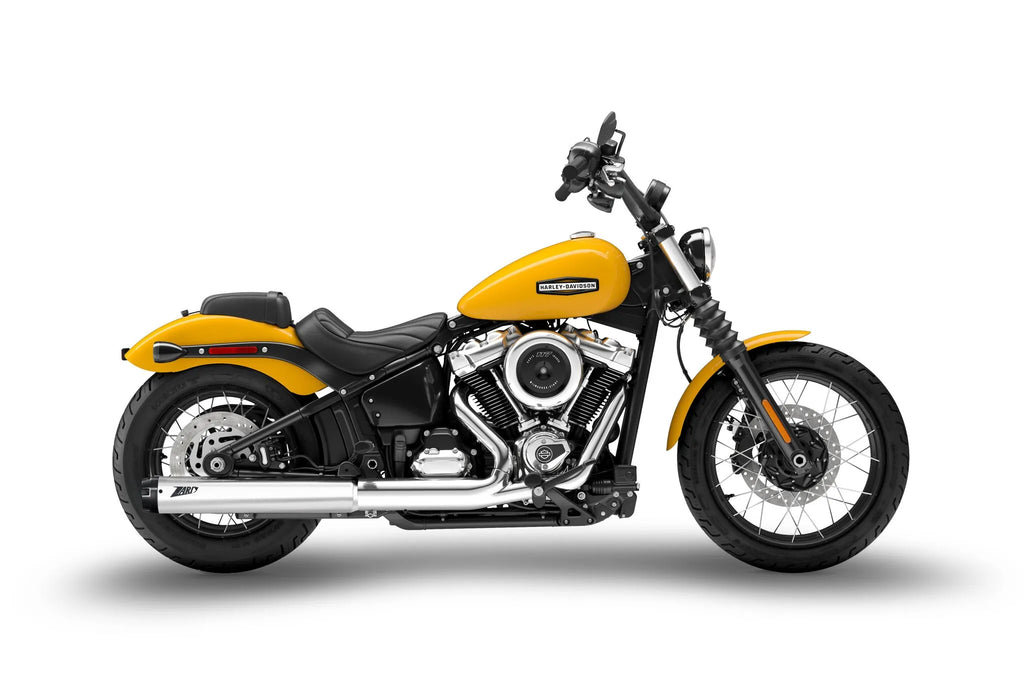 Silenciadores Slip-On 4,5 Pulgadas Cromados Para Harley Davidson-Softail