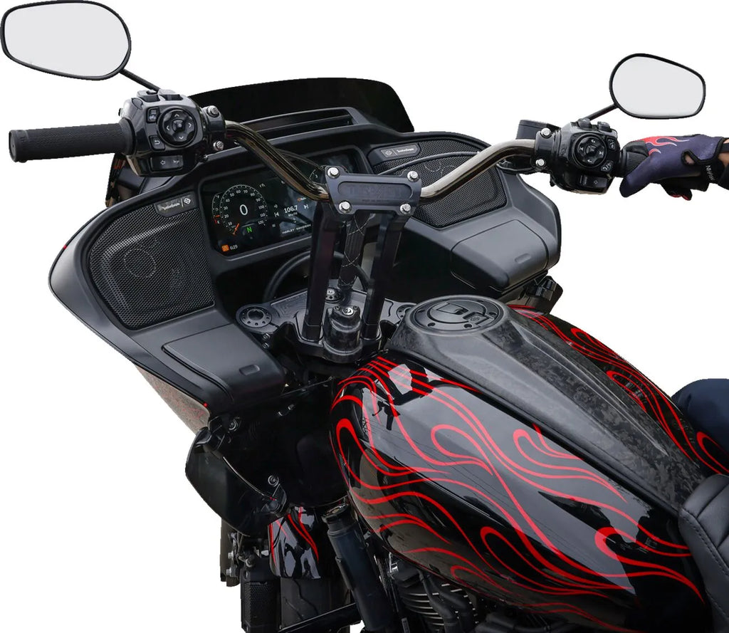 Schwarze Sattelstützen für Harley Davidson