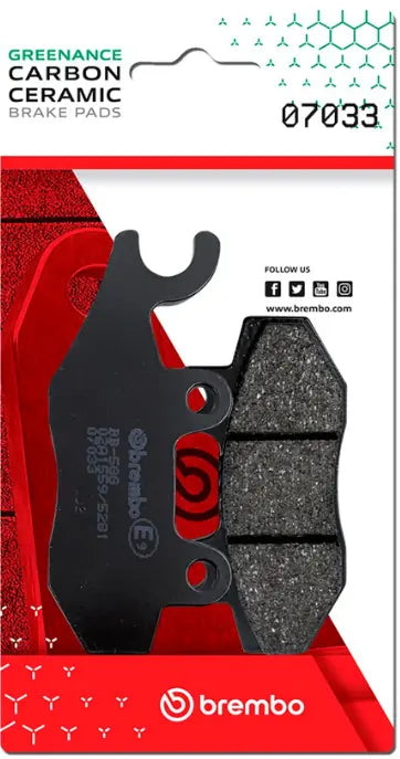 Ceramic brake pad for Aeon, Daelim, Keeway, Kreidler, Kymco, SYM