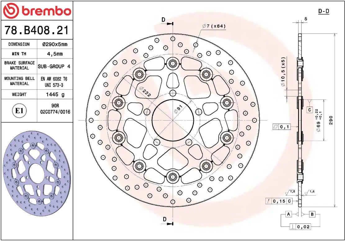 Serie Oro Prime Line Brake Disc for Suzuki