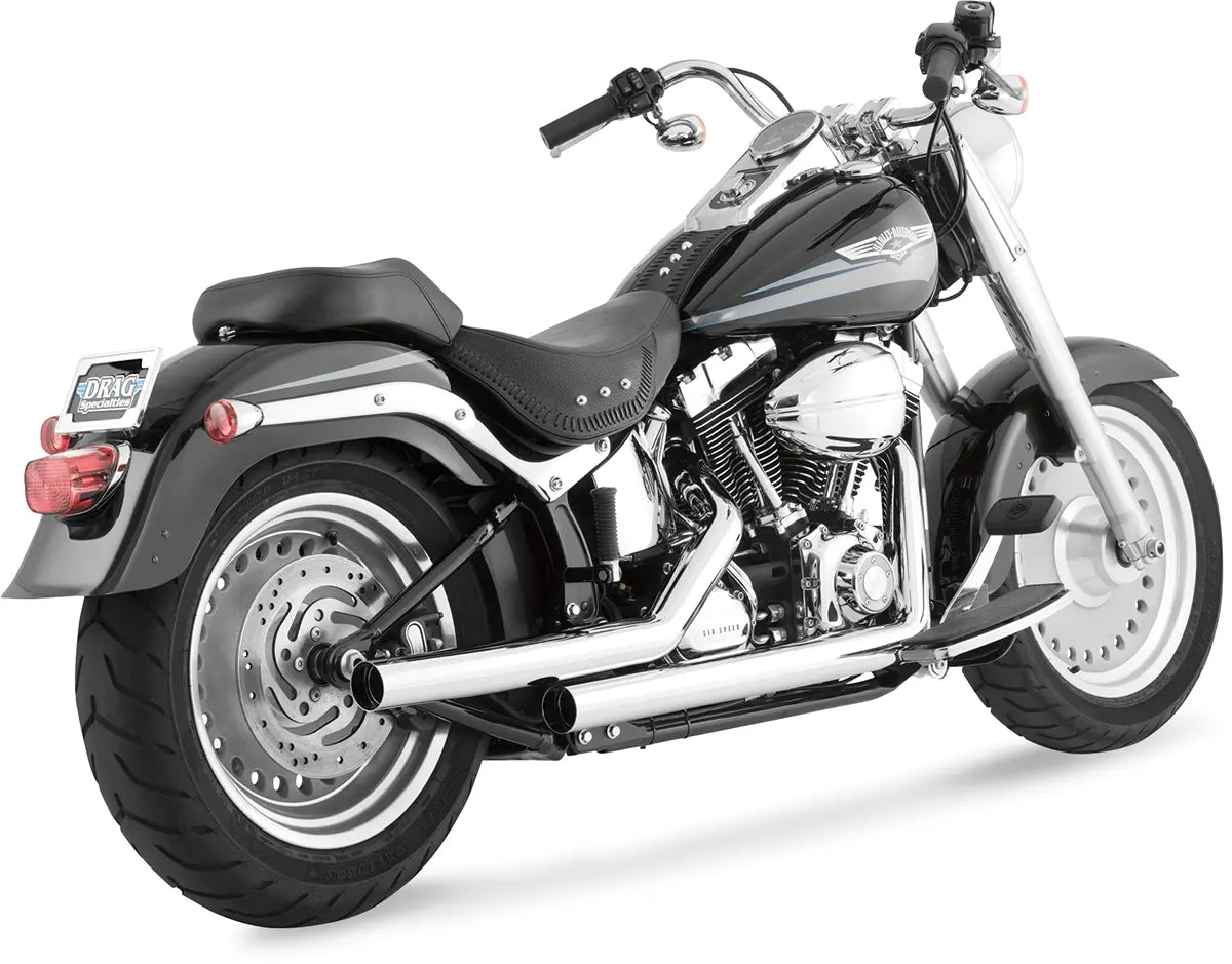 Sistema de escape Straightshots cromado para Harley Davidson Softail