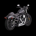 Sistema de escape Shortshots Staggered cromado EXHAUST SHORTSHOTS RACE STAGGERED - SFTL 86-09 - CH