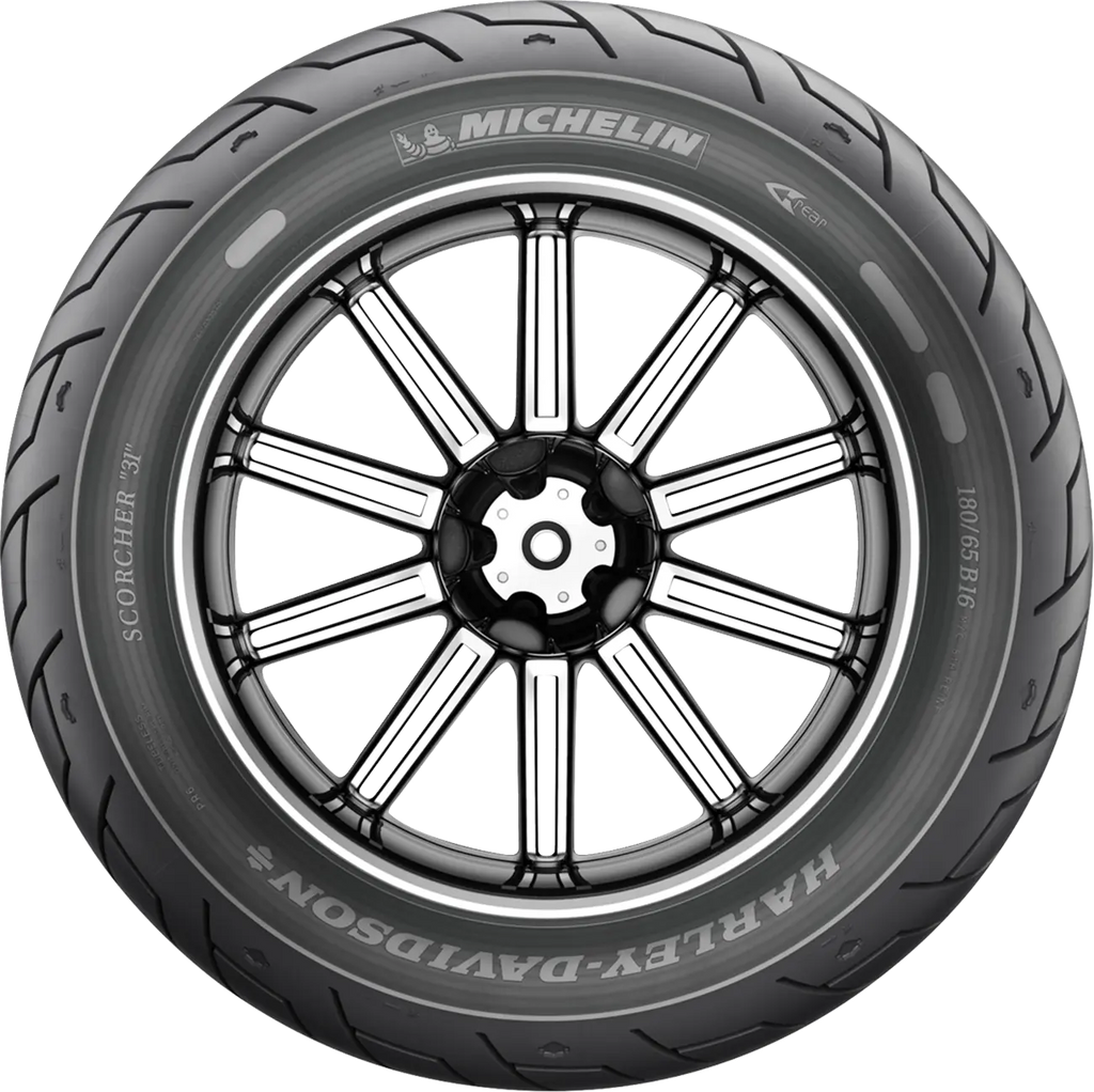 Neumático trasero reforzado Scorcher 31 SCHR31 R 180/65B16 81H TL/TT para Harley Davidson
