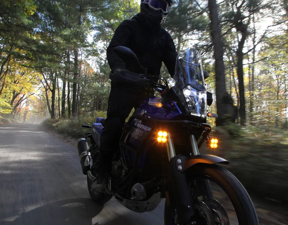 Foco DL4 Híbrido Ámbar Para Moto