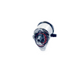 Mini Speedometer KPH with Trip Odometer and Clamp for Harley-Davidson