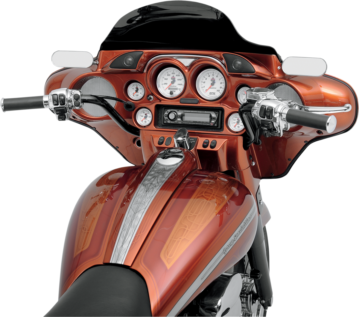 Instrumententafelverkleidung/Hog-Pod-Hochtönerbox für Harley Davidson