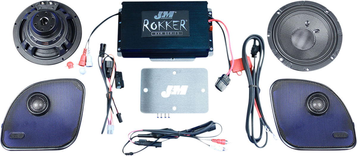 ROKKER XXR EXTREME 400w 2-Speaker/Amplifier Kit For Harley-Davidson