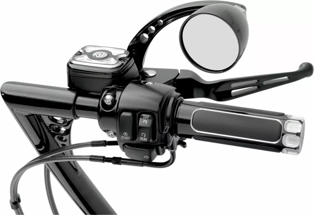 Kit Manetas Agujereadas Negro para Harley-Davidson