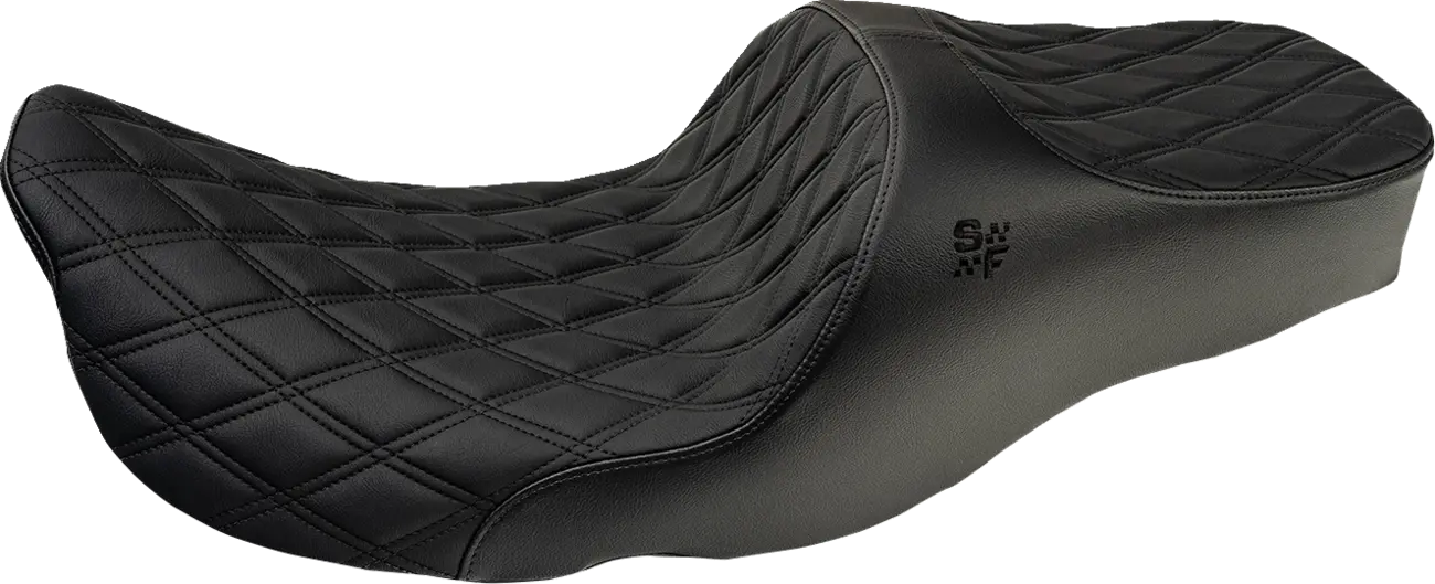 Asiento Chariot CHARIOT Asiento - BLACK DOUBLE DIAMOND STITCH - FLH/FLT 97-07