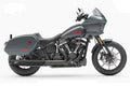 4,5-Zoll-Slip-On-Schalldämpfer, schwarz, für Harley Davidson Softail