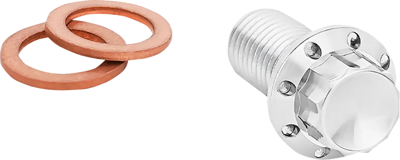 Tornillo banjo de titanio 12 puntos BOLT BANJO-FLST-M10X1.25-12-PT-SINGLE FR/RR-POLISHED