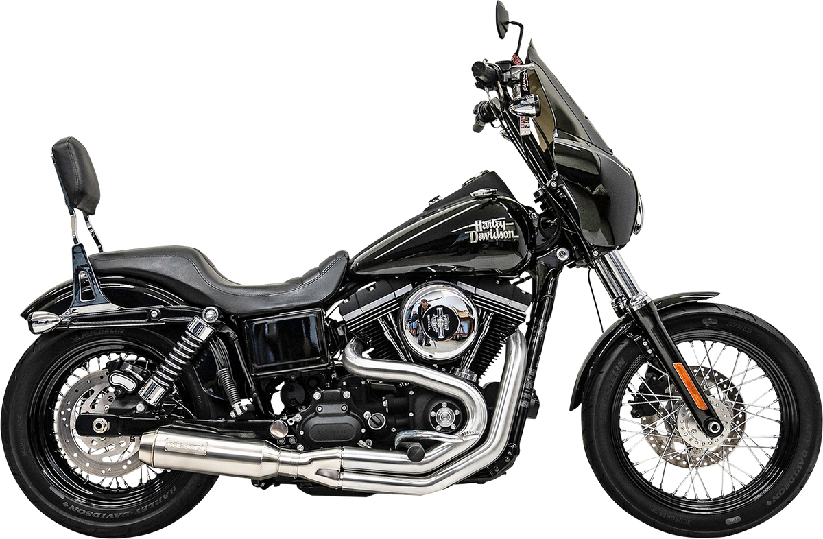 2-in-1-Superbike-Auspuffanlage mittlerer Länge für Harley Davidson