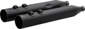 HP-Plus® Slip-On 4,0" schwarze Schalldämpfer für Harley Davidson