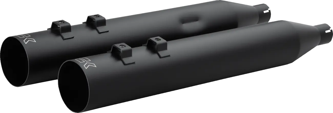 Silenciadores HP-Plus® Slip-On 4.0" Negros Para Harley Davidson