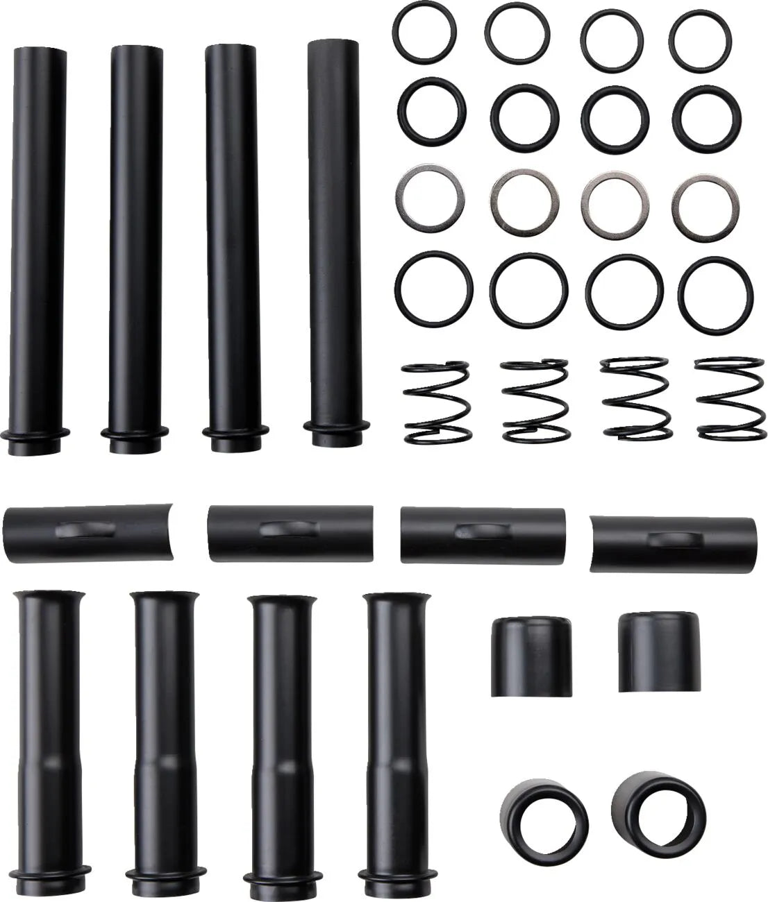 Schwarzes Stößelstangenrohr-Kit für Harley Davidson M8