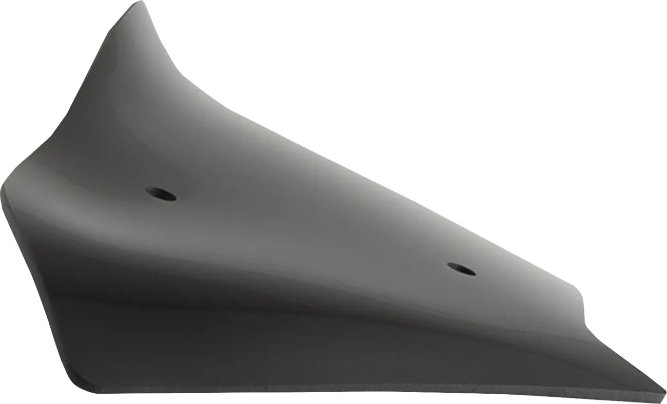 Flare™ 6,5" schwarze Windschutzscheibe für Harley Davidson FLH