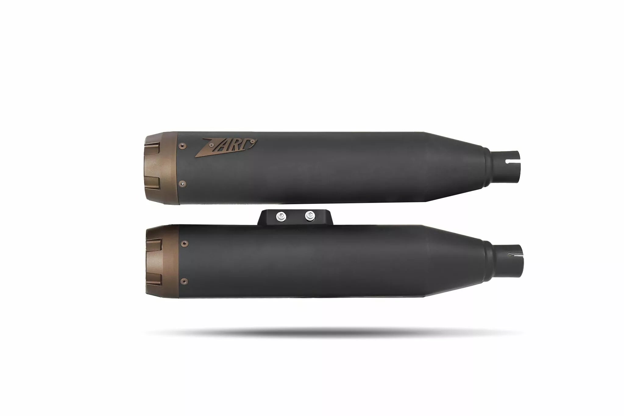 Silenciadores Slip-On E4/E5 Negro/Bronce Para Harley Davidson Softail M8 17-24