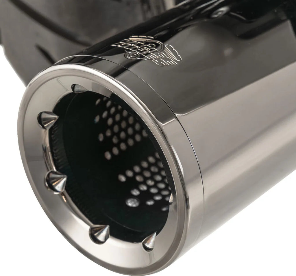 Chrome Hi-Output 4.5" Slip-On Mufflers for Harley Davidson