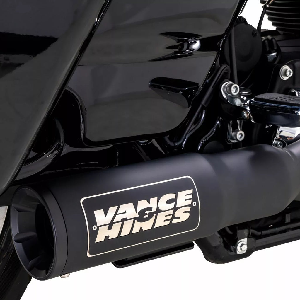 Schwarzes Hochleistungs-2-1-Auspuffsystem für Harley Davidson Touring
