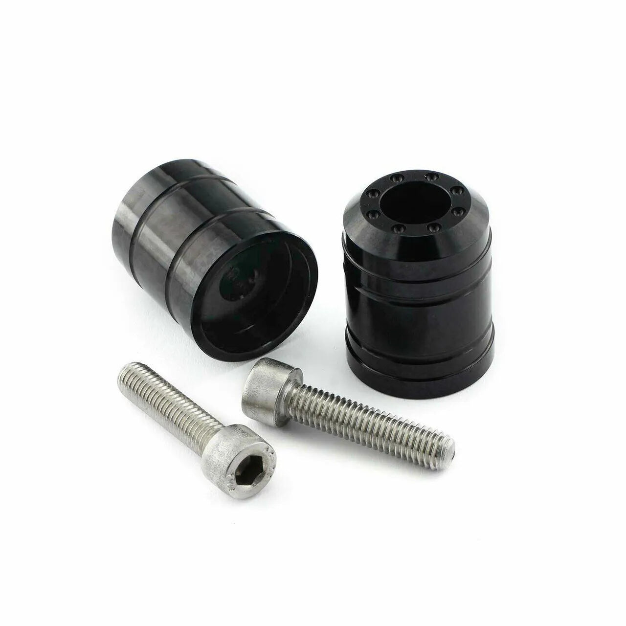 Black Aluminum Handlebar End 8X35 For Kawasaki