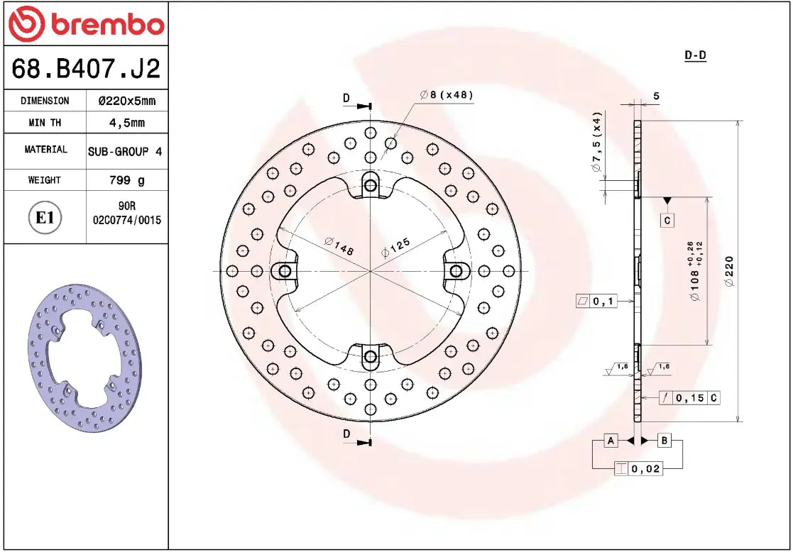 FIXED BRAKE DISC GOLD SERIES PRIME LINE Brake DISC FIX RR
