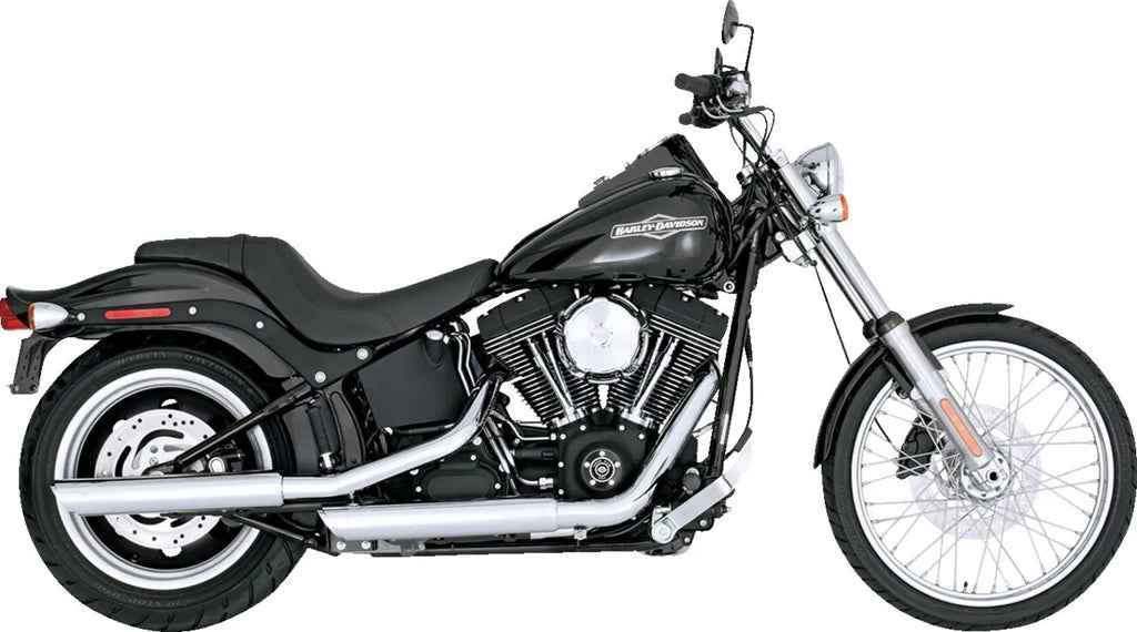 3" Twin Slash Slip-On Mufflers for Harley Davidson Softail