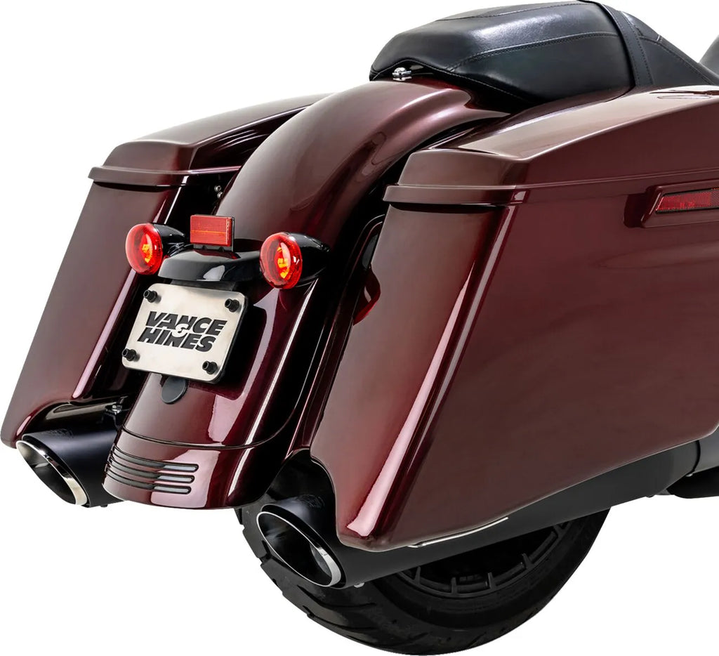 Slip-On Twin Slash Auspuff für Harley Davidson Touring